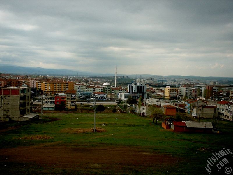 View of Hamitler district in Bursa city of Turkey.
