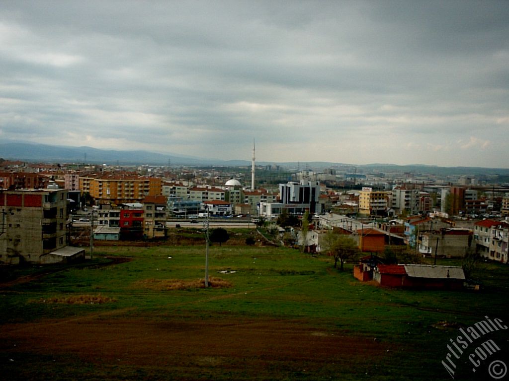 View of Hamitler district in Bursa city of Turkey.

