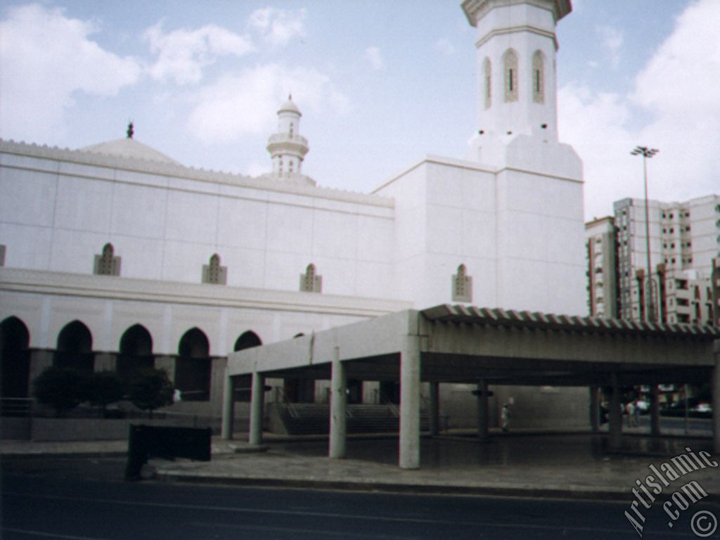 A picture of mosque nearby historical Ottoman barracks in Mecca city of Saudi Arabia.

