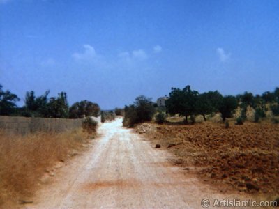 View of a village`s way in Gaziantep city of Turkey. (The picture was taken by Artislamic.com in 1990.)