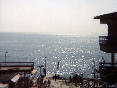 View of Guzelce coast in Istanbul city of Turkey. (The picture was taken by Artislamic.com in 1994.)