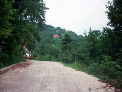 View of village from `OF district` in Trabzon city of Turkey. (The picture was taken by Artislamic.com in 2001.)