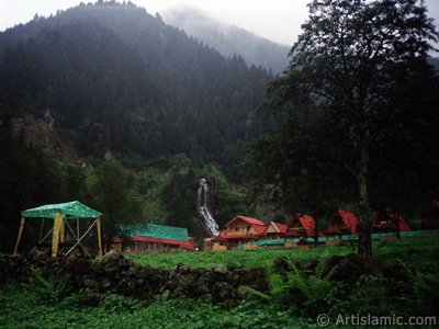 View of Uzungol high plateau located in Trabzon city of Turkey. (The picture was taken by Artislamic.com in 2001.)