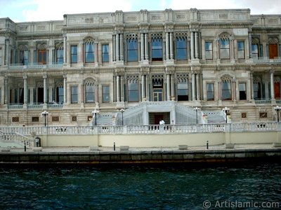 View of the Ciragan Palace from the Bosphorus in Istanbul city of Turkey. (The picture was taken by Artislamic.com in 2004.)