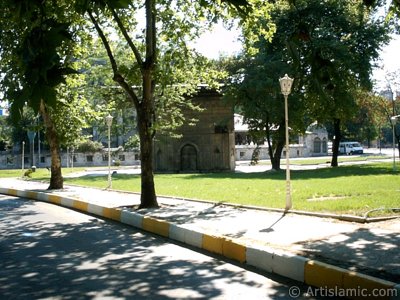 Fountain of Tophane made by architect Mehmet Aga in 1732 during the sovereignty of Ottoman Sultan Mahmud I. It is located in Karakoy district of Istanbul city of Turkey. (The picture was taken by Artislamic.com in 2004.)