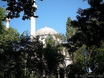 Nusretiye Mosque located in Karakoy district in Istanbul city of Turkey. (The picture was taken by Artislamic.com in 2004.)