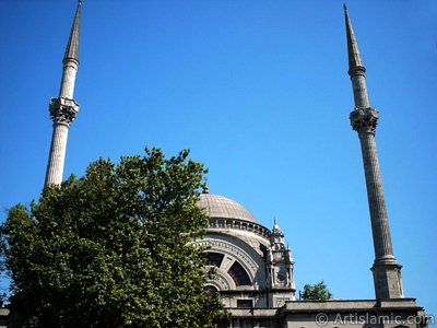 View of Valide Sultan Mosque in Dolmabahce district in Istanbul city of Turkey. (The picture was taken by Artislamic.com in 2004.)