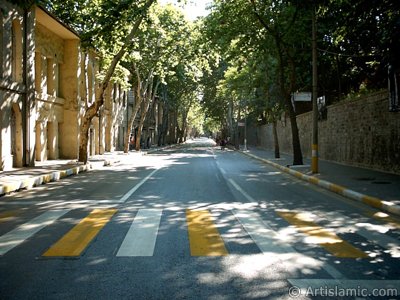 stanbul Beikta-Ortaky yolundan Beikta ynne doru bak. (Resim 2004 ylnda islamiSanat.net tarafndan ekildi.)