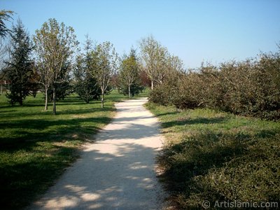 View of Botanical Park in Bursa city of Turkey. (The picture was taken by Artislamic.com in 2004.)