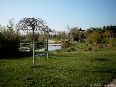 View of Botanical Park in Bursa city of Turkey. (The picture was taken by Artislamic.com in 2004.)