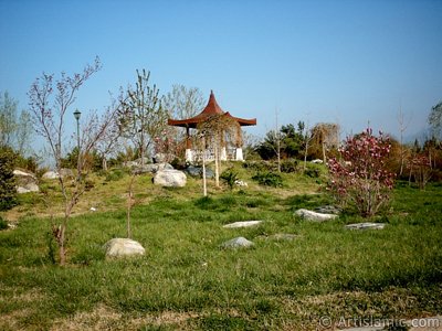 View of Botanical Park in Bursa city of Turkey. (The picture was taken by Artislamic.com in 2004.)