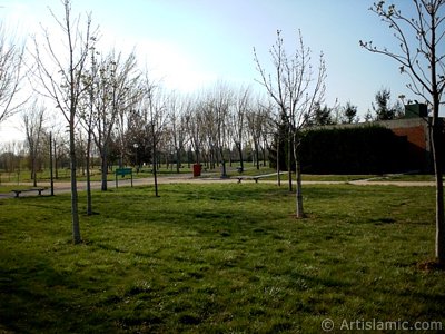 View of Botanical Park in Bursa city of Turkey. (The picture was taken by Artislamic.com in 2004.)