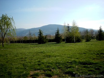 View of Botanical Park in Bursa city of Turkey. (The picture was taken by Artislamic.com in 2004.)