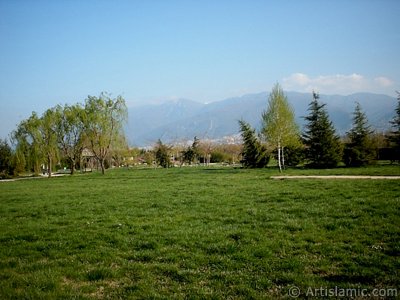 Bursa Botanik Parkndan bir manzara. (Resim 2004 ylnda islamiSanat.net tarafndan ekildi.)