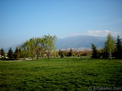 View of Botanical Park in Bursa city of Turkey. (The picture was taken by Artislamic.com in 2004.)