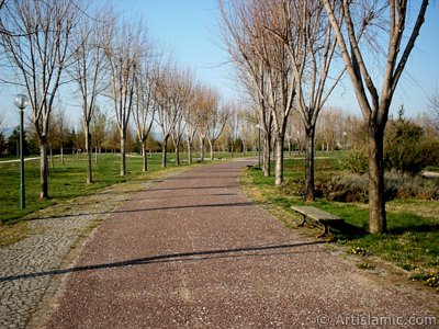 View of Botanical Park in Bursa city of Turkey. (The picture was taken by Artislamic.com in 2004.)