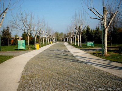 View of Botanical Park in Bursa city of Turkey. (The picture was taken by Artislamic.com in 2004.)