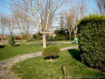 View of Botanical Park in Bursa city of Turkey. (The picture was taken by Artislamic.com in 2004.)