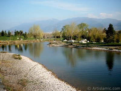 View of Botanical Park in Bursa city of Turkey. (The picture was taken by Artislamic.com in 2004.)