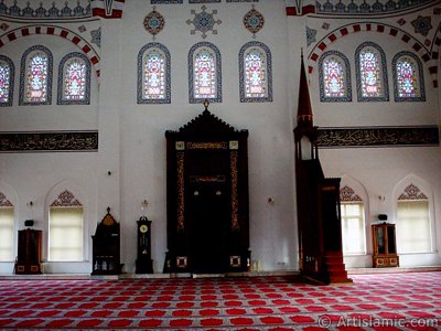 View of the Theology Faculty`s mosque in Bursa city of Turkey. (The picture was taken by Artislamic.com in 2004.)