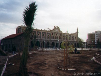 View of the Ottoman made historical Hijaz Railway`s Station in Madina city of Saudi Arabia. (The picture was taken by Mr. Mustafa one of the visitors of Artislamic.com in 2003 Hajj season.)
