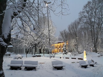 Special winter and snow photos taken on 19.Februrary.2015 morning in eight districts of Istanbul city of Turkey. The names of the districts are: Fatih, Zeyrek, Persembe Pazari, Eminonu, Karakoy, Cihangir, Findikli, Kabatas. (Detailed information about this photo will be added later.) (The picture was taken by Artislamic.com in 2015.)