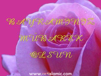 islamisanat.net tarafndan bayram mnasebetiyle tasarlanm bir e-kart resmi.