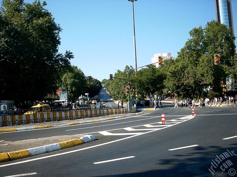 stanbul Beikta sahilinden Yldz`a doru bak.
