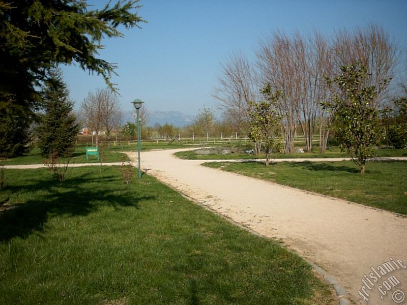 Bursa Botanik Parkndan bir manzara.
