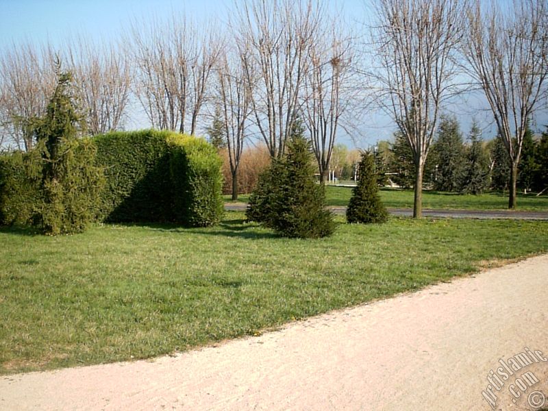 View of Botanical Park in Bursa city of Turkey.
