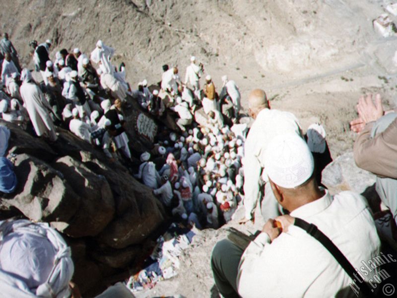 Entrance of the Cave Hira in the Mount Hira in Mecca city of Saudi Arabia.
