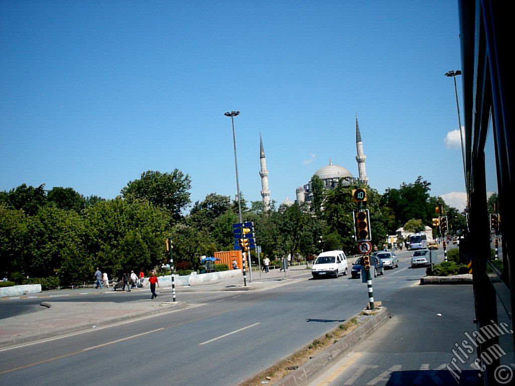 stanbul Fatih`te Mimar Sinan`n eseri ehzdeba Camisi.
