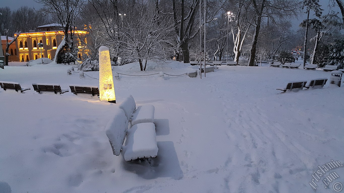 Special winter and snow photos taken in February 2015 in Fatih, Zeyrek, Persembe Pazari, Eminonu, Karakoy, Cihangir, Findikli, Kabatas districts of Istanbul city of Turkey.
