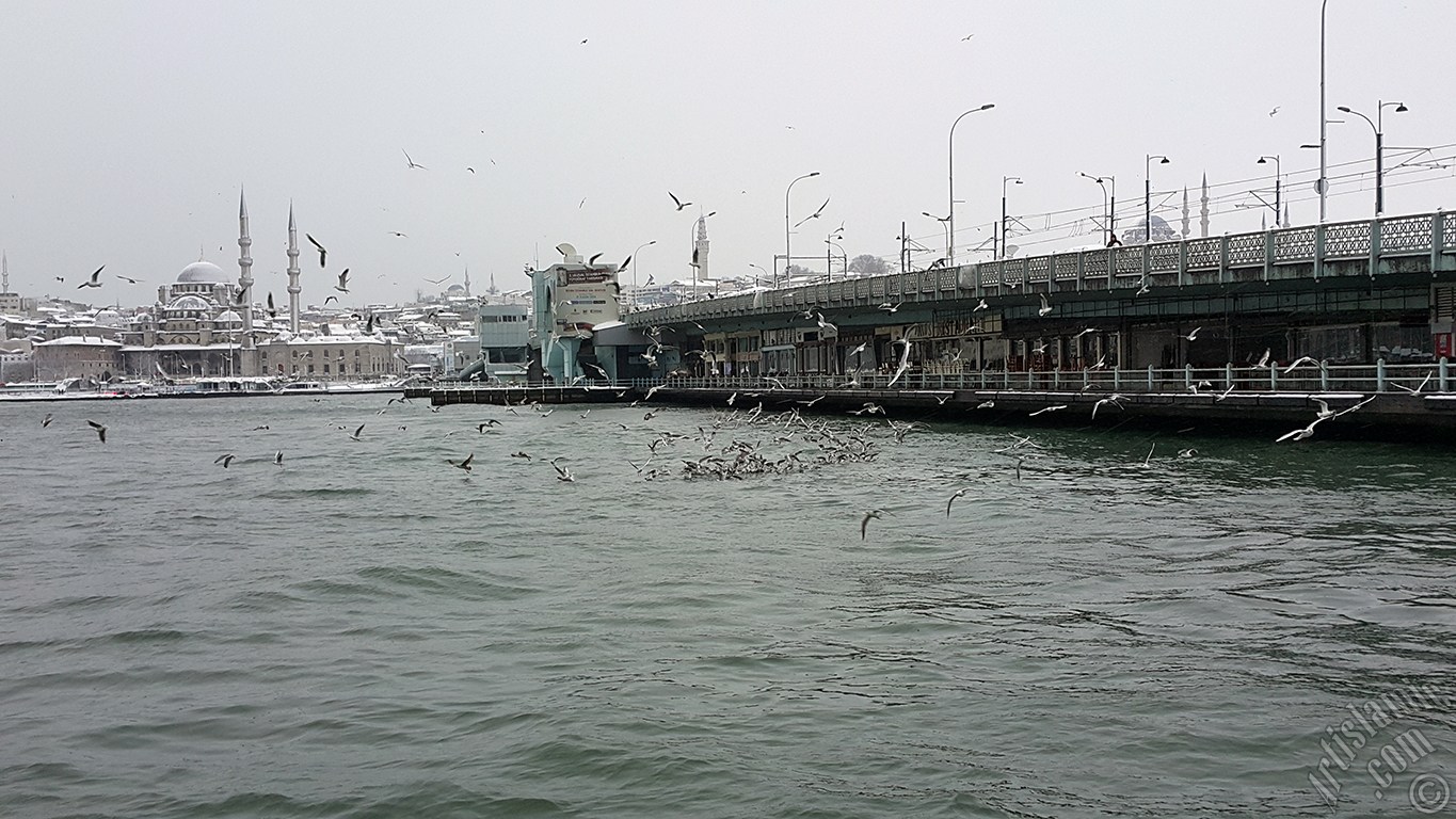 Special winter and snow photos taken in February 2015 in Fatih, Zeyrek, Persembe Pazari, Eminonu, Karakoy, Cihangir, Findikli, Kabatas districts of Istanbul city of Turkey.
