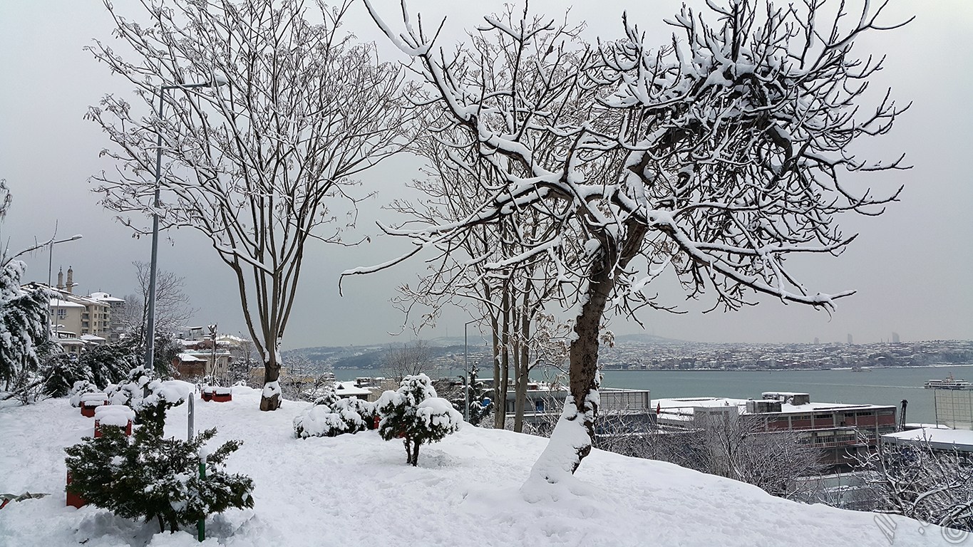 Special winter and snow photos taken in February 2015 in Fatih, Zeyrek, Persembe Pazari, Eminonu, Karakoy, Cihangir, Findikli, Kabatas districts of Istanbul city of Turkey.
