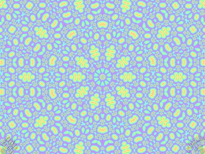 An Artwork From `The Exhibition of Mixed Arabesque, Fractal, Kaleidoscope, Spirograph, Spiral-Swirling Pattern, Symmetrical Design and Mandala Motifs`. (The artworks were made by The Tuykun Sisters who are from the visitors and fans of Artislamic.com. All rights reserved.)