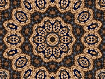 An Artwork From `The Exhibition of Mixed Arabesque, Fractal, Kaleidoscope, Spirograph, Spiral-Swirling Pattern, Symmetrical Design and Mandala Motifs`. (The artworks were made by The Tuykun Sisters who are from the visitors and fans of Artislamic.com. All rights reserved.)