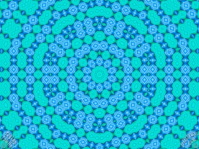 An Artwork From `The Exhibition of Mixed Arabesque, Fractal, Kaleidoscope, Spirograph, Spiral-Swirling Pattern, Symmetrical Design and Mandala Motifs`. (The artworks were made by The Tuykun Sisters who are from the visitors and fans of Artislamic.com. All rights reserved.)