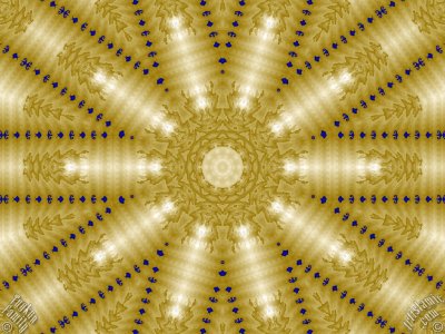 An Artwork From `The Exhibition of Mixed Arabesque, Fractal, Kaleidoscope, Spirograph, Spiral-Swirling Pattern, Symmetrical Design and Mandala Motifs`. (The artworks were made by The Tuykun Sisters who are from the visitors and fans of Artislamic.com. All rights reserved.)