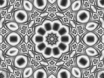 An Artwork From `The Exhibition of Mixed Arabesque, Fractal, Kaleidoscope, Spirograph, Spiral-Swirling Pattern, Symmetrical Design and Mandala Motifs`. (The artworks were made by The Tuykun Sisters who are from the visitors and fans of Artislamic.com. All rights reserved.)