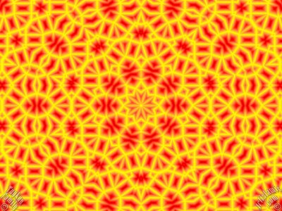 An Artwork From `The Exhibition of Mixed Arabesque, Fractal, Kaleidoscope, Spirograph, Spiral-Swirling Pattern, Symmetrical Design and Mandala Motifs`. (The artworks were made by The Tuykun Sisters who are from the visitors and fans of Artislamic.com. All rights reserved.)