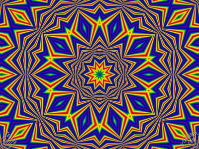 An Artwork From `The Exhibition of Mixed Arabesque, Fractal, Kaleidoscope, Spirograph, Spiral-Swirling Pattern, Symmetrical Design and Mandala Motifs`. (The artworks were made by The Tuykun Sisters who are from the visitors and fans of Artislamic.com. All rights reserved.)