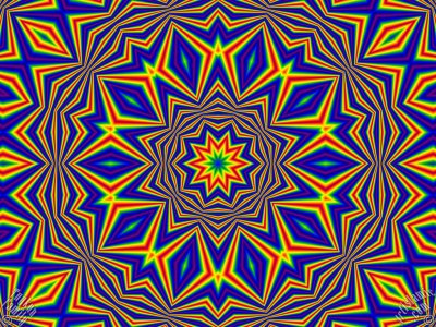 An Artwork From `The Exhibition of Mixed Arabesque, Fractal, Kaleidoscope, Spirograph, Spiral-Swirling Pattern, Symmetrical Design and Mandala Motifs`. (The artworks were made by The Tuykun Sisters who are from the visitors and fans of Artislamic.com. All rights reserved.)