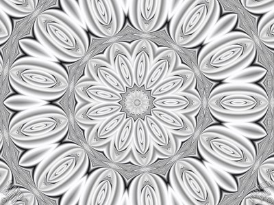 An Artwork From `The Exhibition of Mixed Arabesque, Fractal, Kaleidoscope, Spirograph, Spiral-Swirling Pattern, Symmetrical Design and Mandala Motifs`. (The artworks were made by The Tuykun Sisters who are from the visitors and fans of Artislamic.com. All rights reserved.)