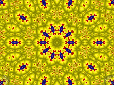 An Artwork From `The Exhibition of Mixed Arabesque, Fractal, Kaleidoscope, Spirograph, Spiral-Swirling Pattern, Symmetrical Design and Mandala Motifs`. (The artworks were made by The Tuykun Sisters who are from the visitors and fans of Artislamic.com. All rights reserved.)