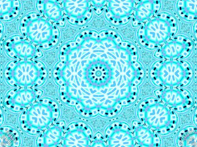 An Artwork From `The Exhibition of Mixed Arabesque, Fractal, Kaleidoscope, Spirograph, Spiral-Swirling Pattern, Symmetrical Design and Mandala Motifs`. (The artworks were made by The Tuykun Sisters who are from the visitors and fans of Artislamic.com. All rights reserved.)