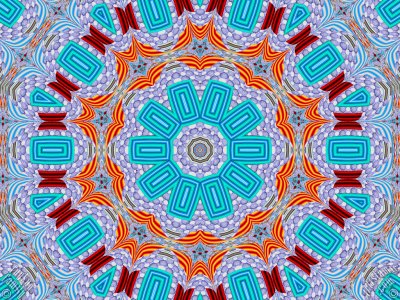 An Artwork From `The Exhibition of Mixed Arabesque, Fractal, Kaleidoscope, Spirograph, Spiral-Swirling Pattern, Symmetrical Design and Mandala Motifs`. (The artworks were made by The Tuykun Sisters who are from the visitors and fans of Artislamic.com. All rights reserved.)