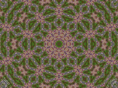 An Artwork From `The Exhibition of Mixed Arabesque, Fractal, Kaleidoscope, Spirograph, Spiral-Swirling Pattern, Symmetrical Design and Mandala Motifs`. (The artworks were made by The Tuykun Sisters who are from the visitors and fans of Artislamic.com. All rights reserved.)