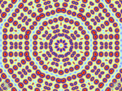 An Artwork From `The Exhibition of Mixed Arabesque, Fractal, Kaleidoscope, Spirograph, Spiral-Swirling Pattern, Symmetrical Design and Mandala Motifs`. (The artworks were made by The Tuykun Sisters who are from the visitors and fans of Artislamic.com. All rights reserved.)