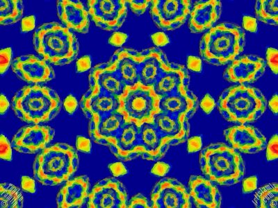 An Artwork From `The Exhibition of Mixed Arabesque, Fractal, Kaleidoscope, Spirograph, Spiral-Swirling Pattern, Symmetrical Design and Mandala Motifs`. (The artworks were made by The Tuykun Sisters who are from the visitors and fans of Artislamic.com. All rights reserved.)